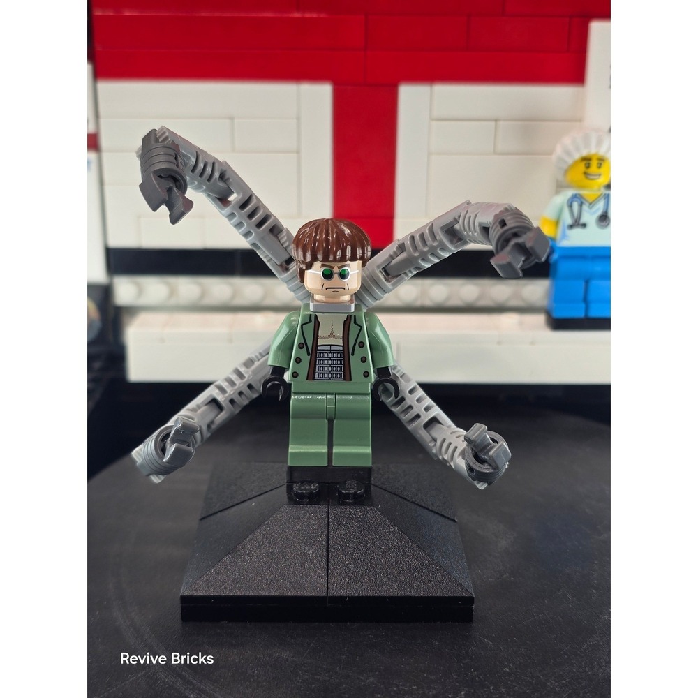 Marvel sp026 Dr. Octopus Otto Octavius Doc Ock Sand Green Jacket Sand Green Legs
